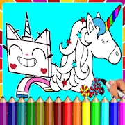 Princess Unicorn : Coloring bo