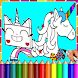 Princess Unicorn : Coloring bo - Androidアプリ