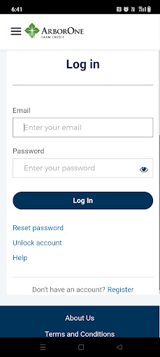 ArborOne Farm Credit Mobile Screen 2