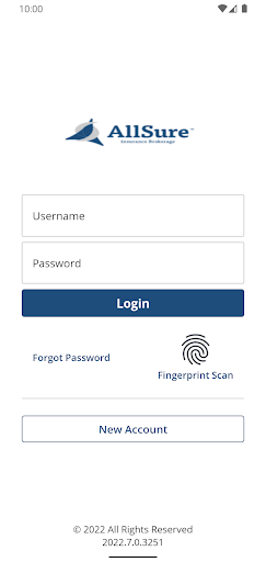 Android application Allsure Insurance Brokerage screenshort