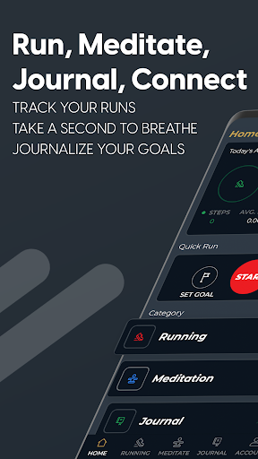 Android application Praise Run screenshort