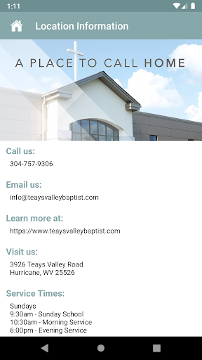 Teays Valley Baptist Church Screen 2
