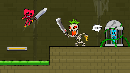 Red Stickman : Animation vs Stickman Fighting  screenshots 1