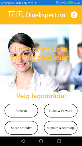 Android application DinEkspert.no - Norges største screenshort