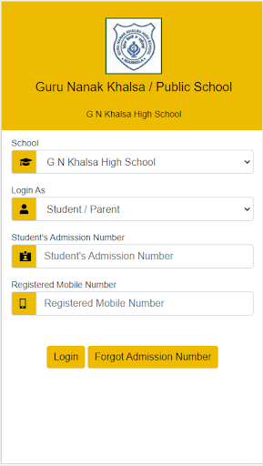 Android application Guru Nanak Khalsa / Public Sch screenshort