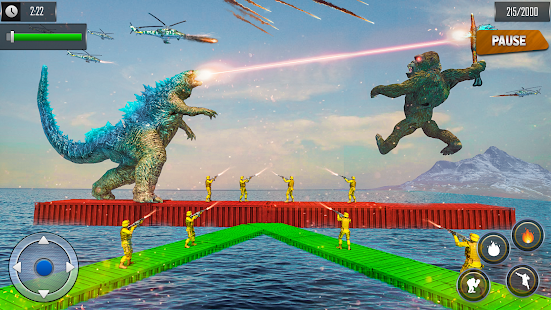 Monster Dino King Kong Games Varies with device APK screenshots 8