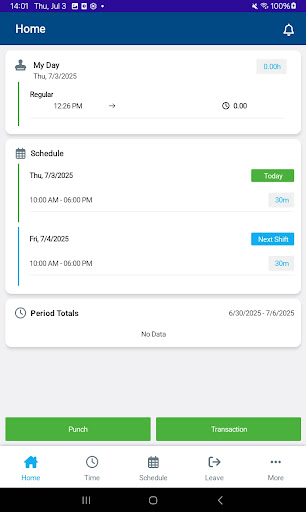 Screenshot of Humanity Time by TCP