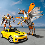 Cover Image of Download Unicorn Robot Car Transform  APK