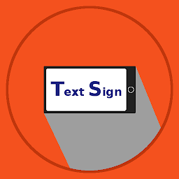 Icon image Text Sign