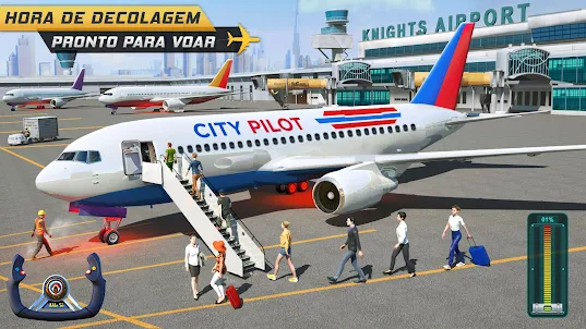 Cidade Piloto Aviao Simulador