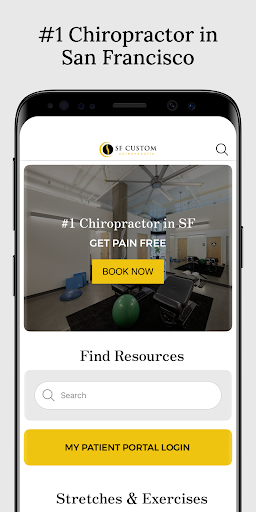 Android application SF Custom Chiropractic screenshort