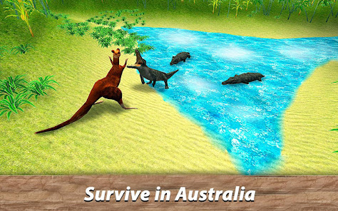 Captura 2 Kangaroo Family Simulator - ¡s android