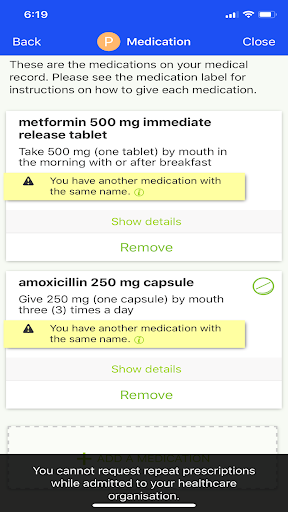 Health Hub Screen 3