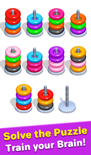 Color Hoop Sort - Hoop Stack 1.7 screenshots 3