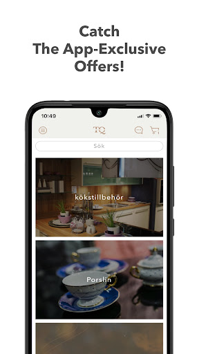 Android application TrendQ screenshort