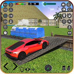 Cargo train car transport game Mod Apk