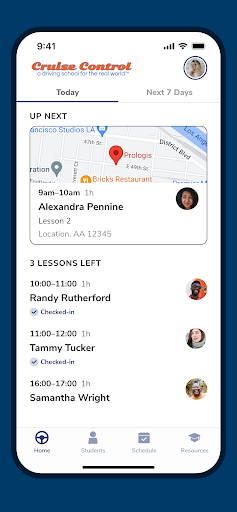 Android application Cruise Control Instructor screenshort