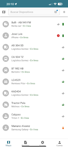 Android application Fleet screenshort