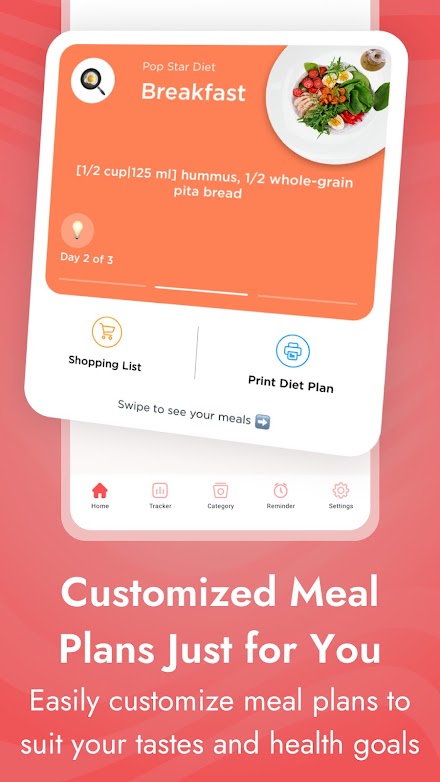 Diet Plan: Weight Loss App Screen 2