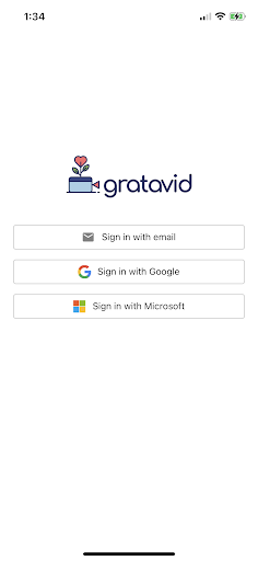 Android application Gratavid screenshort
