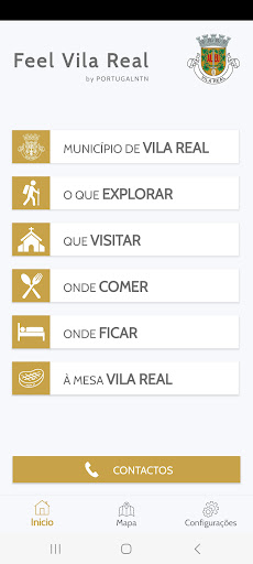 Android application Feel Vila Real screenshort