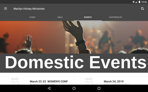 Screenshot of Marilyn Hickey Ministries