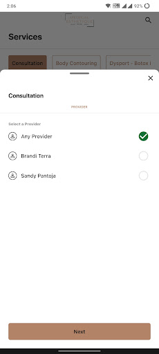 MEDICAL ESTHETIQUE APP Screen 3