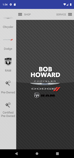 Android application Bob Howard Chrysler Dodge RAM screenshort