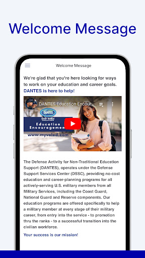 Android application MilEd Benefits screenshort