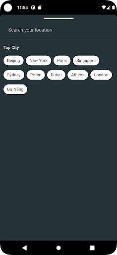 City Weather Screen 3