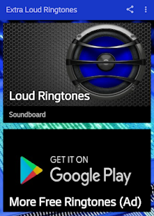 Extra Loud Ringtones Screenshot