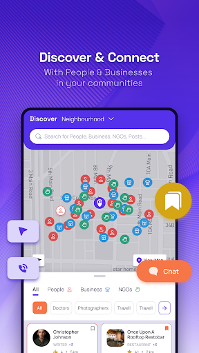 IamHere: Hyperlocal Community Screen 2