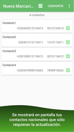 Android application 10 Dígitos - Nueva Marcación screenshort