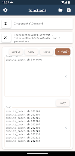 Functions Screen 3