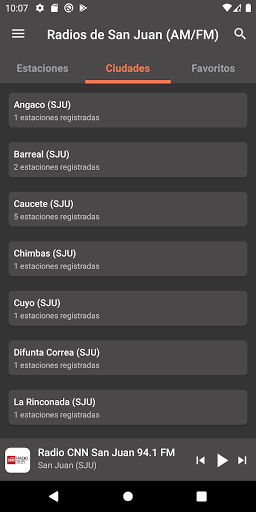 Radios de San Juan (AM/FM) Screen 2
