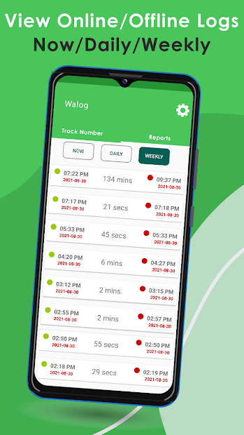 Captura de Pantalla 5 Walog Last Seen Online Tracker android