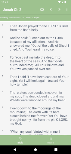 Android application ShakeIt Bible App screenshort