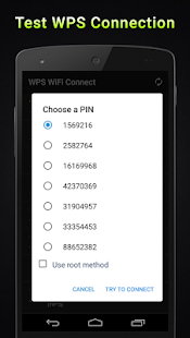 WPS WiFi Connect Screenshot