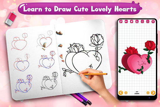 Learn to Draw Lovely Hearts