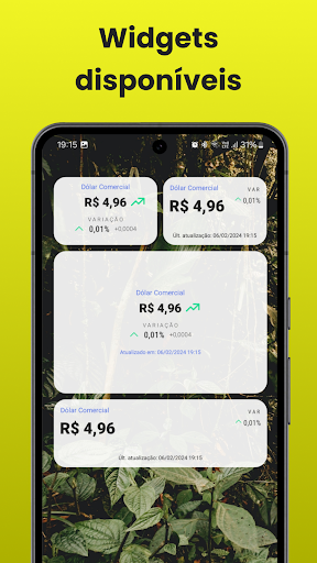 Dólar Atual: Conversor, Widget Screen 3