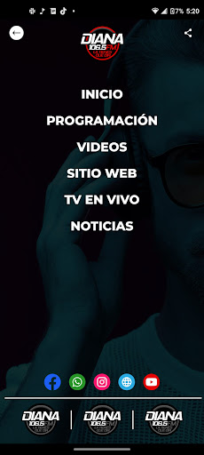 Radio Diana FM Screen 2