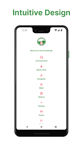Android application CamSAR screenshort
