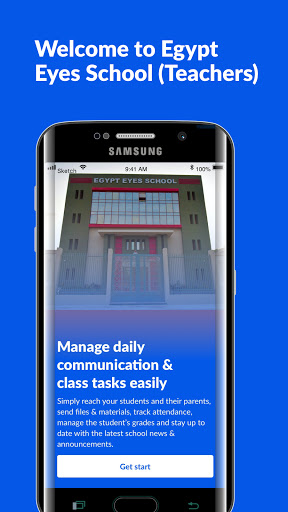 Android application Egypt Eyes School (Teachers) screenshort
