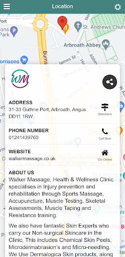 Walker Massage Screen 2
