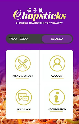 Android application Chop Sticks Takeaway screenshort