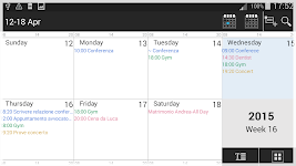 screenshot of Calendar TalkingCal