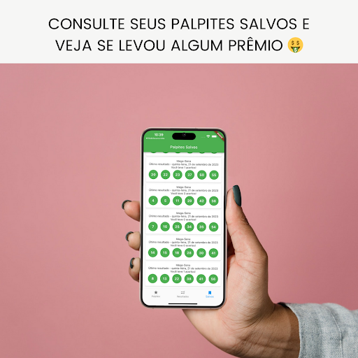 Minha Sorte - Gerar Palpites Screen 2