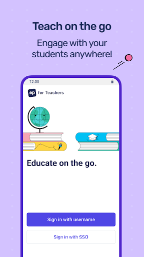 Android application EP Teacher screenshort
