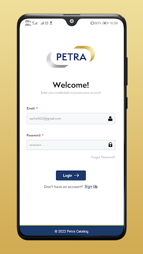 Android application Petra screenshort