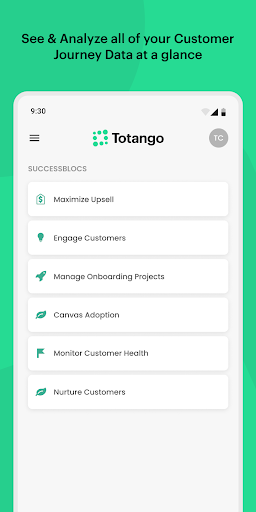 Android application Customer Journey Analyzer screenshort